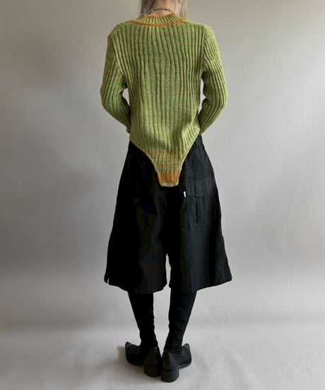 【RE;CIRCLE】 RE Rib Knit Leotard Top / 260416-014