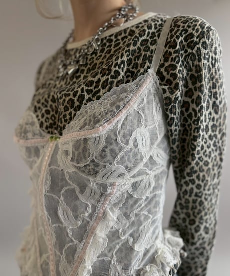 【USED】 Lace Corset Camisole / 260509-012