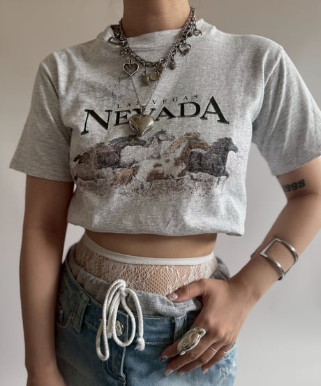 【USED】 Made in USA 90's Anvil Horse T-Shirt  / 250705-006