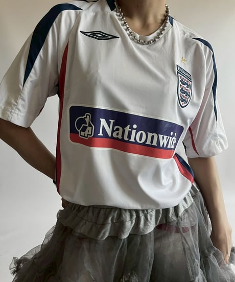 【USED】07~08's UMBRO England Training Soccer Shirt / 250809-014