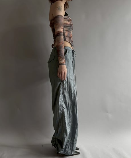 【USED】 Design Leotard Off Shoulder Top  /251012-022