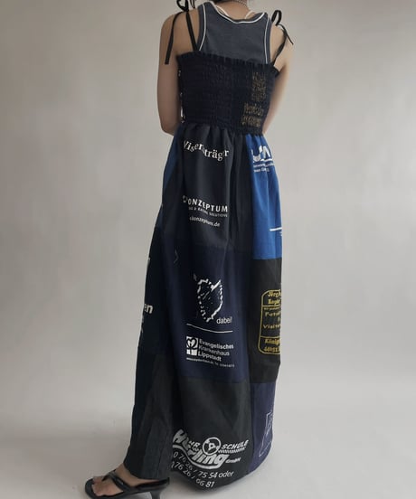 【RE;CIRCLE】 RE Eco-Friendly Bag Camisole One-piece Black / 220804-026