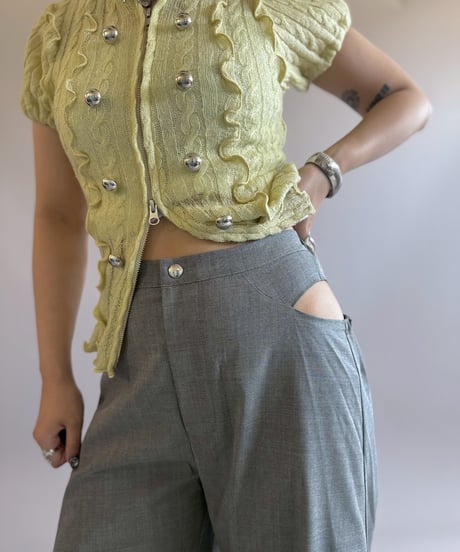 【RE;CIRCLE】 RE Suit Barrel Leg Pants/ 260514-009
