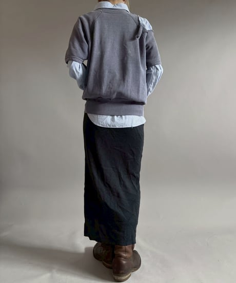 【USED】 Front Botton Design Knit Skirt / 260228-019