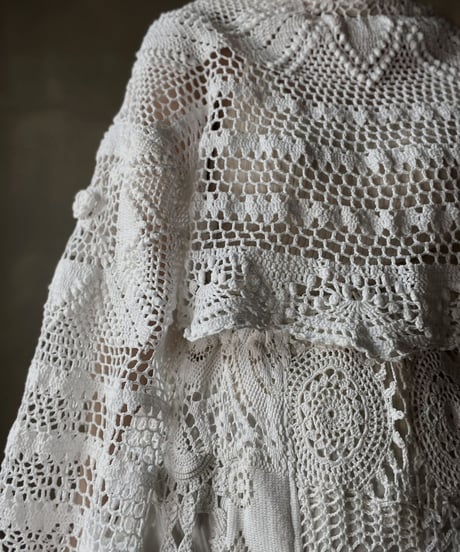 【RE;CIRCLE】 RE Crochet L/S Top②/20220317-002
