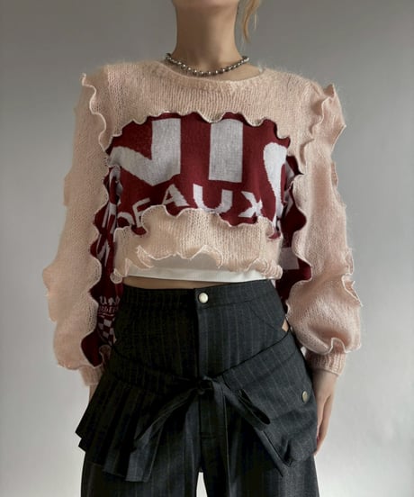 【RE;CIRCLE】 RE Mellow Knit Top + Tie / 260122-007