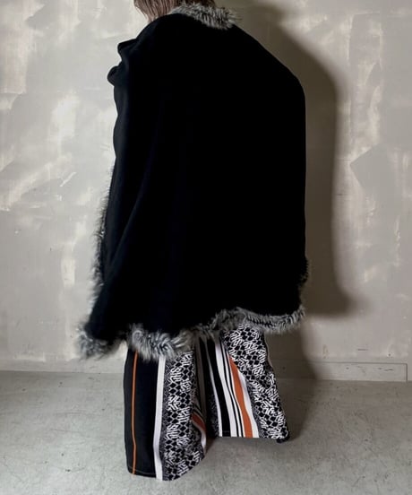 【USED】 Wool Poncho / 201120-026