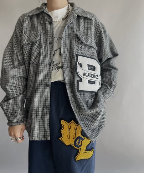 【RE;CIRCLE】 RE Wappen Check Shirt / 221103-008