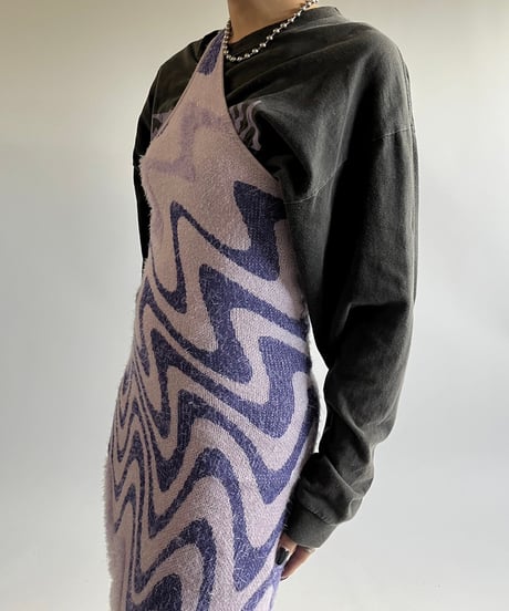 【USED】  House of Sunny Patterned Camisole Long One-Piece /250104-023