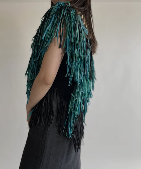 【USED】 Fringe Vest / 220430-025