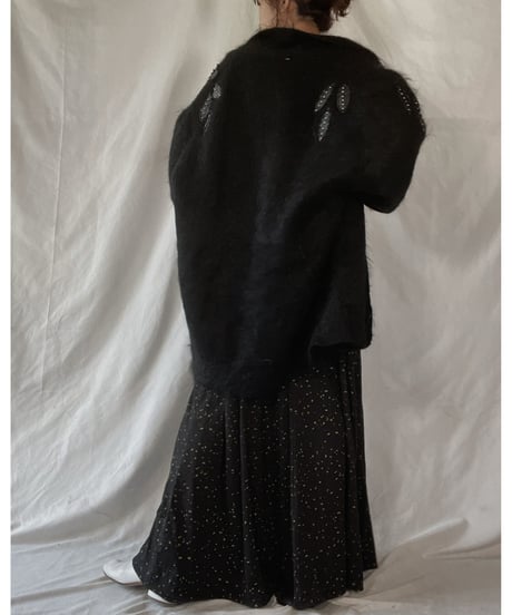 【USED】    Mohair Knit Cardigan/211216-017