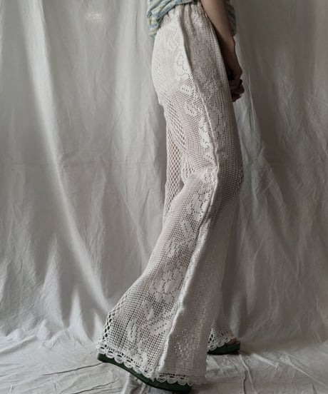 【RE;CIRCLE】 RE Crochet Pants① / 210630-010