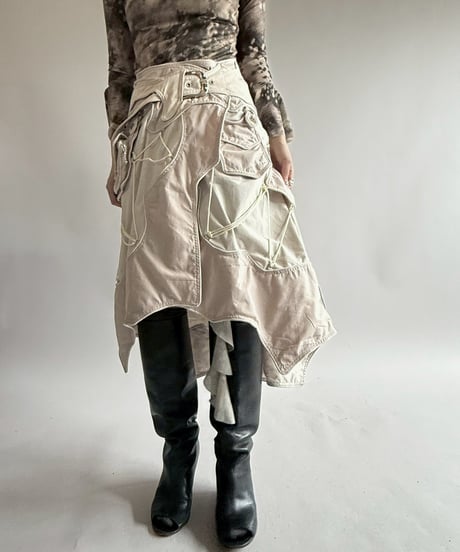 【USED】 Gimmick Design Hand Made Skirt  /250412-024