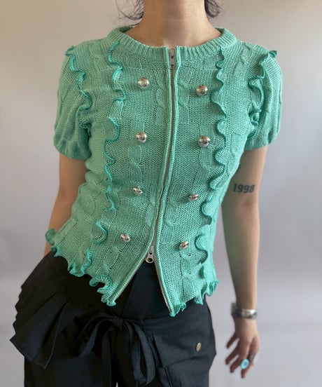 【RE;CIRCLE】 RE Napoleon Knit Top / 260514-001