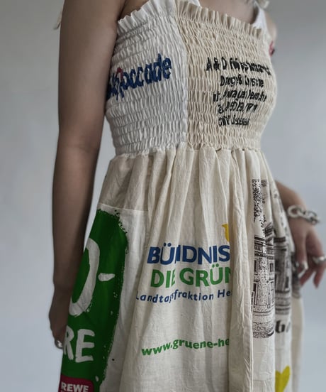 【RE;CIRCLE】 RE Eco-Friendly Bag Camisole One-piece / 220804-023