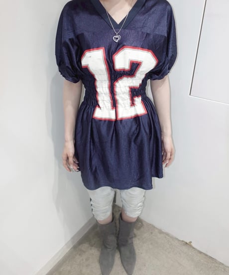 【RE;CIRCLE】 Shirring Football Shirt  /  250522-005