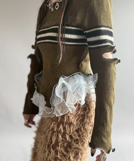【RE;CIRCLE】 RE Mellow Knit Top /  251023-023