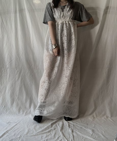 【RE;CIRCLE】 RE Lace N/S One-piece②/210611-026