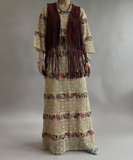 【USED 】Patterned Long One-Piece /240511-003