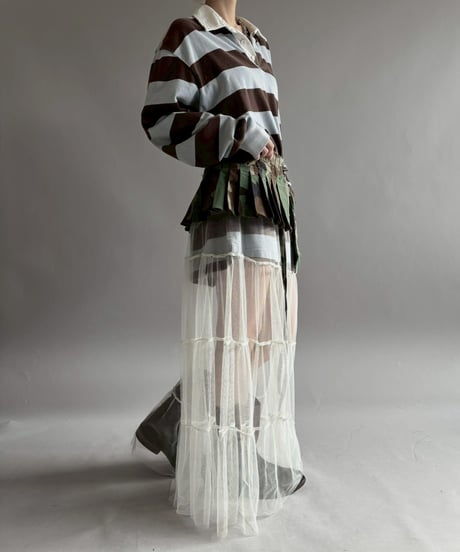 【3月中旬頃発送 / RE;CIRCLE】 RE Military Camouflage Wrap Skirt / 260226-001