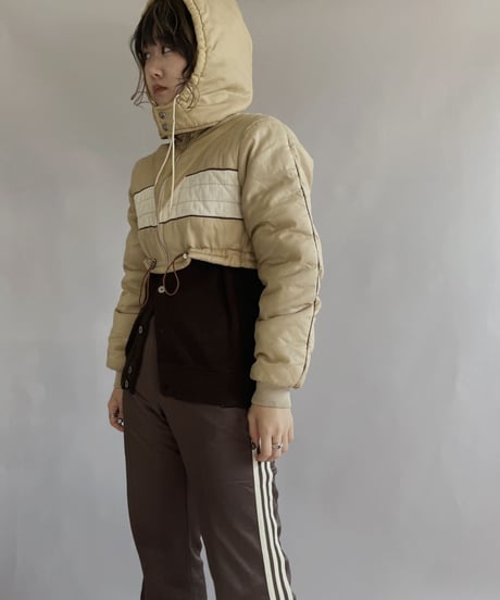【RE;CIRCLE】 RE Draw Code Short Down Beige / 221215-002
