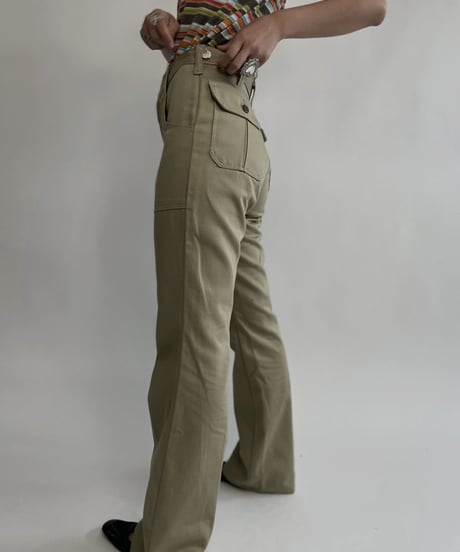 【USED】  Dickies Cotton Flare Pants / 220730-018