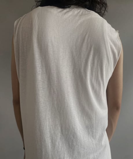 【USED】  Band Cut Off T-shirt SMITHS  /230703-019