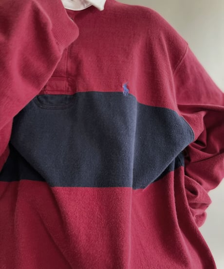 【USED】 Polo By Ralph Lauren Rugby Shirt / 220910-003