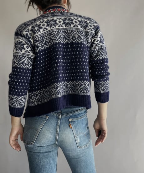 【USED】  Tyrolean Knit Cardigan / 221029-004