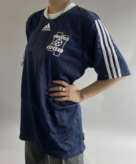【USED】 adidas HUDSON Soccer Shirt /240706-010