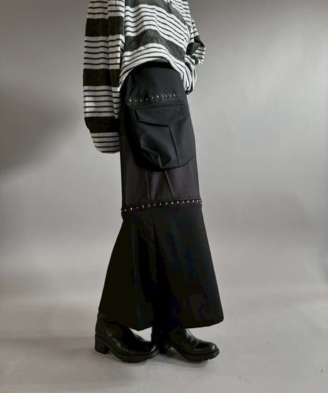 【RE;CIRCLE】 RE Suit Asymmetry Long Skirt / 260129-012