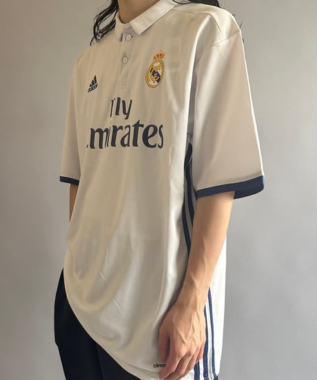 【USED 】adidas REAL MADRID Soccer Shirt /240603-041