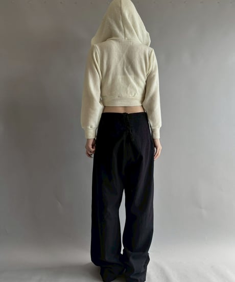 【RE;CIRCLE】 RE Hooded Acrylic Short Cardigan / 251016-006