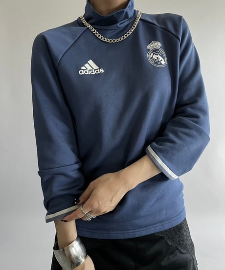 【USED】 adidas Real Madrid L/S Soccer Shirt  /240921-022