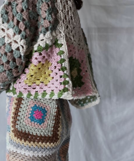 【RE;CIRCLE】 RE Granny Knit Top⑧/211014-021