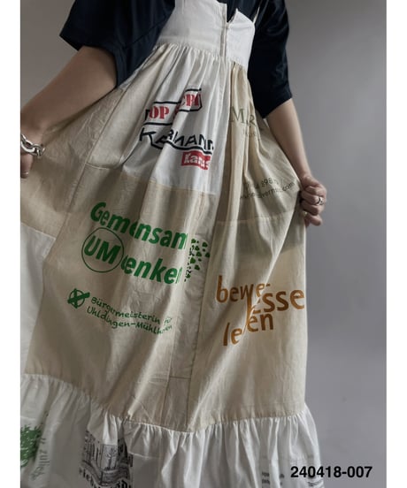 【RE;CIRCLE】RE Eco-Friendly Bag Camisole Long One-piece / 240418