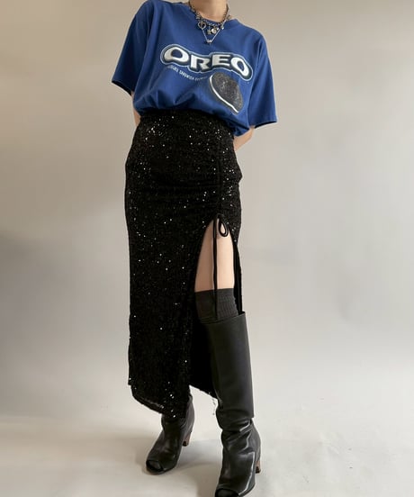 【USED】 Design Spangle Skirt /250510-090