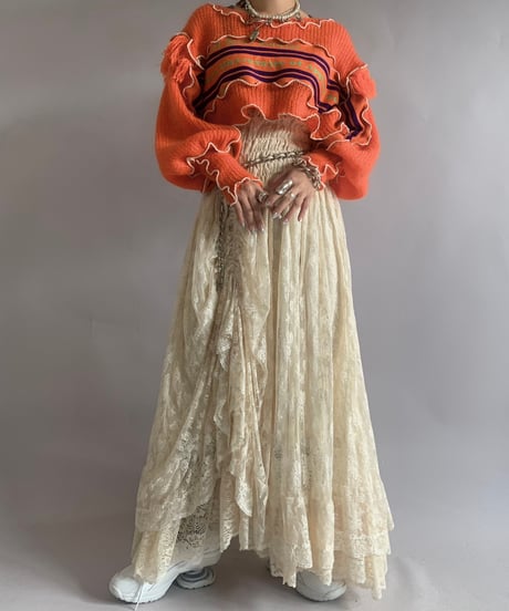 【RE;CIRCLE】 RE Mellow Knit Top /  241121-010