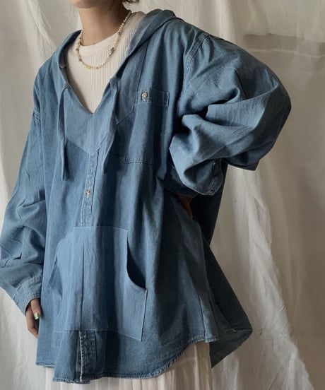 【RE;CIRCLE】  RE Denim Mexican Parker②/210506-016