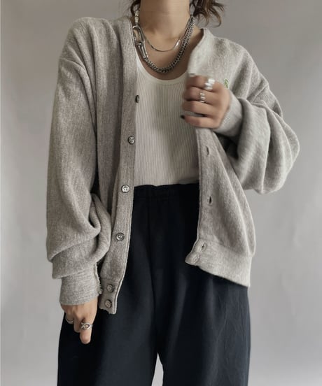【USED】  IZOD Lacoste Acrylic Knit Cardigan / 221008-028