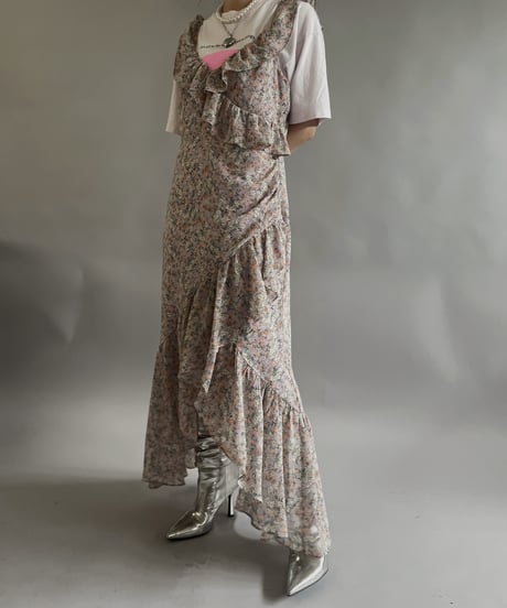 【USED 】Flower Patterned Camisole One-Piece /240505-001