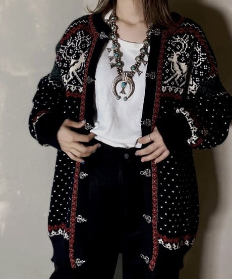 【USED】 Nordic Knit Cardigan / 201120-030