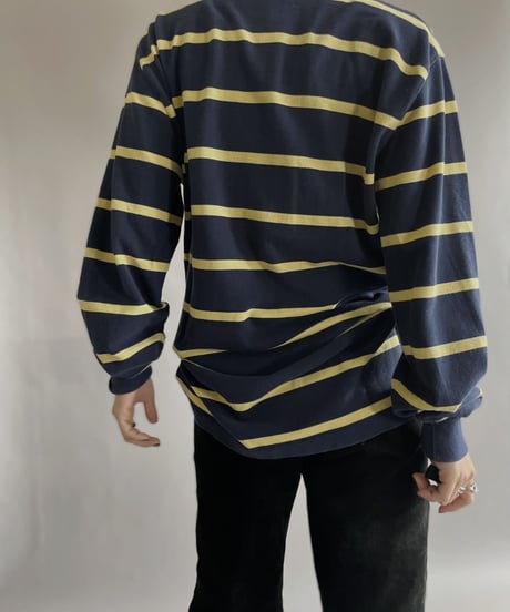 【USED】 Polo By Ralph Lauren Striped Polo Shirt / 221210-014