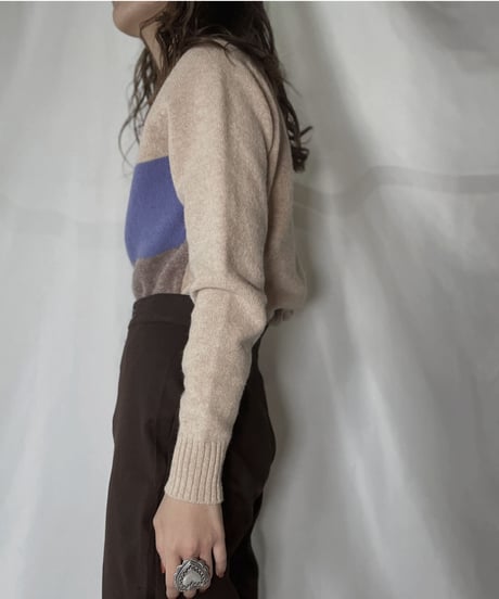 【USED】   LACOSTE Knit Top⑤/211126-011