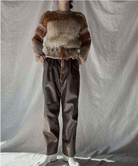 【USED】    Mohair Knit Top①/211216-002