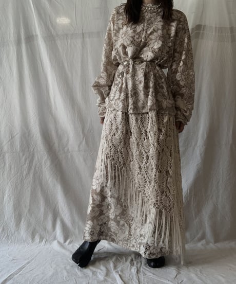 【RE;CIRCLE】 RE Lace L/S One-piece/210611-028