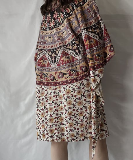 【USED】  Ethnic L/S Top/210921-041