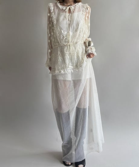 ★未使用完売品　THE TINY SHOP by MORI リメイク ワンピース THE TINY SHOP by MORI リメイクワンピース