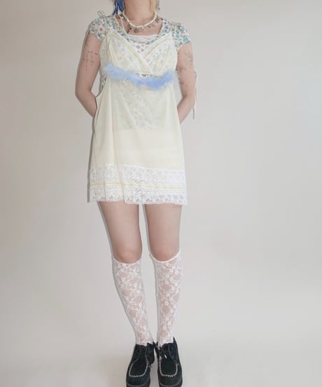 【RE;CIRCLE】CA MEETS UV  RE Camisole Bra Top + Camisole Top  / 250807-015