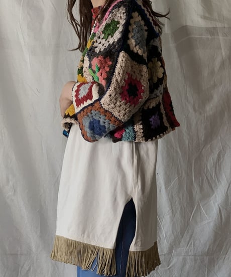 【RE;CIRCLE】 RE Granny Knit Top⑤/210421-012